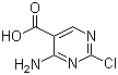 4-Amino-2-chloropyrimidine-5-carboxylic acid molecular structure (CAS 773109-69-6)