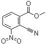 2-氰基-3-硝基苯甲酸甲酯分子结构 (CAS 77326-46-6)