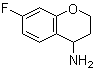 7-氟苯并二氢吡喃-4-胺分子结构 (CAS 774163-31-4)