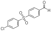 4-(4-氯苯基磺酰基)苯甲醛分子结构 (CAS 77422-24-3)