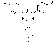 2,4,6-Tris(4-hydroxyphenyl)-1,3,5-triazine molecular structure (CAS 7753-13-1)