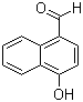 4-Hydroxy-1-naphthaldehyde molecular structure (CAS 7770-45-8)