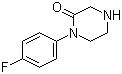 1-(4-氟苯基)-2-哌嗪酮分子结构 (CAS 780753-89-1)
