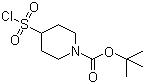 4-Chlorosulfonylpiperidine-1-carboxylic acid tert-butyl ester molecular structure (CAS 782501-25-1)