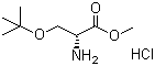 O-tert-Butyl-D-serine methyl ester hydrochloride molecular structure (CAS 78537-14-1)