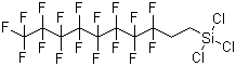 1H,1H,2H,2H-全氟十二烷基三氯硅烷分子结构 (CAS 78560-44-8)