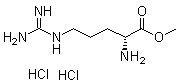 D-Arginine methyl ester hydrochloride molecular structure (CAS 78851-84-0)