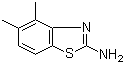 2-氨基-4,5-二甲基苯并噻唑分子结构 (CAS 79050-49-0)