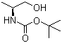 N-Boc-L-丙氨醇分子结构 (CAS 79069-13-9)
