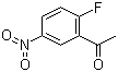 2'-氟-5'-硝基苯乙酮分子结构 (CAS 79110-05-7)