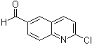 2-氯-6-喹啉甲醛分子结构 (CAS 791626-59-0)