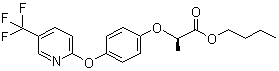 精吡氟禾草灵分子结构 (CAS 79241-46-6)