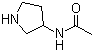 3-乙酰胺基吡咯烷分子结构 (CAS 79286-74-1)