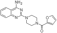 (4-(4-Aminoquinazolin-2-yl)piperazin-1-yl)(furan-2-yl)methanone molecular structure (CAS 796886-59-4)