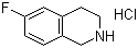 6-氟-1,2,3,4-四氢异喹啉盐酸盐分子结构 (CAS 799274-08-1)