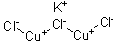 Copper potassium chloride molecular structure (CAS 79950-14-4)