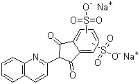 Quinoline Yellow molecular structure (CAS 8004-92-0)