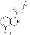 4-氨基-1H-吲唑-1-羧酸叔丁酯分子结构 (CAS 801315-74-2)