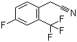 4-Fluoro-2-(trifluoromethyl)phenylacetonitrile molecular structure (CAS 80141-94-2)