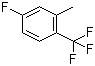 4-氟-2-甲基三氟甲苯分子结构 (CAS 80245-26-7)