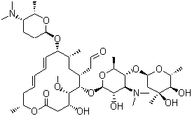 Spiramycin molecular structure (CAS 8025-81-8)