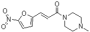 1-(4-Methyl-1-piperazinyl)-3-(5-nitro-2-furanyl)-2-propen-1-one molecular structure (CAS 803647-40-7)