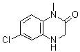 6-氯-3,4-二氢-1-甲基-2(1H)-喹喔啉酮分子结构 (CAS 80484-00-0)