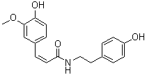 cis-N-Feruloyltyramine molecular structure (CAS 80510-09-4)