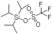 Triisopropylsilyl trifluoromethanesulfonate molecular structure (CAS 80522-42-5)
