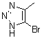5-溴-4-甲基-1H-1,2,3-三唑分子结构 (CAS 805315-83-7)
