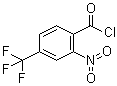 2-Nitro-4-trifluoromethylbenzoyl chloride molecular structure (CAS 81108-81-8)