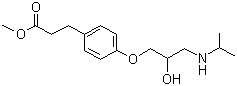 Esmolol molecular structure (CAS 81147-92-4)