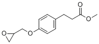 4-(环氧乙烷基甲氧基)-苯丙酸甲基酯分子结构 (CAS 81147-94-6)