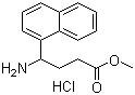 4-氨基-4-萘-1-基丁酸甲酯盐酸盐分子结构 (CAS 811842-01-0)