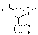 6-(2-丙烯基)二氢麦角酸分子结构 (CAS 81409-74-7)