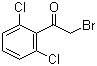 2-Bromo-2',6'-dichloroacetophenone molecular structure (CAS 81547-72-0)