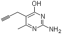 2-氨基-4-羟基-6-甲基-5-炔丙基嘧啶分子结构 (CAS 81887-01-6)
