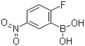 2-氟-5-硝基苯硼酸分子结构 (CAS 819849-20-2)