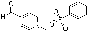 4-甲酰基-1-甲基吡啶鎓苯磺酸盐分子结构 (CAS 82228-89-5)