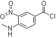 4-甲基氨基-3-硝基苯甲酰氯分子结构 (CAS 82357-48-0)