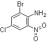 2-Bromo-4-chloro-6-nitroaniline molecular structure (CAS 827-25-8)