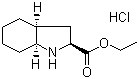 L-八氢吲哚-2-羧酸乙酯盐酸盐分子结构 (CAS 82864-25-3)
