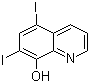 5,7-Diiodo-8-quinolinol molecular structure (CAS 83-73-8)
