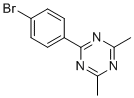 CAS # 83253-21-8, 2-(4-Bromophenyl)-4,6-dimethyl-1,3,5-triazine