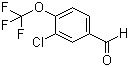 3-氯-4-(三氟甲氧基)苯甲醛分子结构 (CAS 83279-39-4)