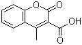 4-Methyl-2-oxo-2H-chromene-3-carboxylic acid molecular structure (CAS 833-31-8)