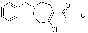 5-氯-2,3,6,7-四氢-1-(苯基甲基)-1H-氮杂卓-4-甲醛盐酸盐分子结构 (CAS 83621-34-5)