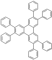 2,3,6,7,10,11-六苯基苯并菲分子结构 (CAS 836671-27-3)