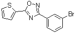 3-(3-Bromophenyl)-5-(2-thienyl)-1,2,4-oxadiazole molecular structure (CAS 838813-59-5)