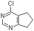 4-Chloro-6,7-dihydro-5H-cyclopentapyrimidine molecular structure (CAS 83942-13-6)